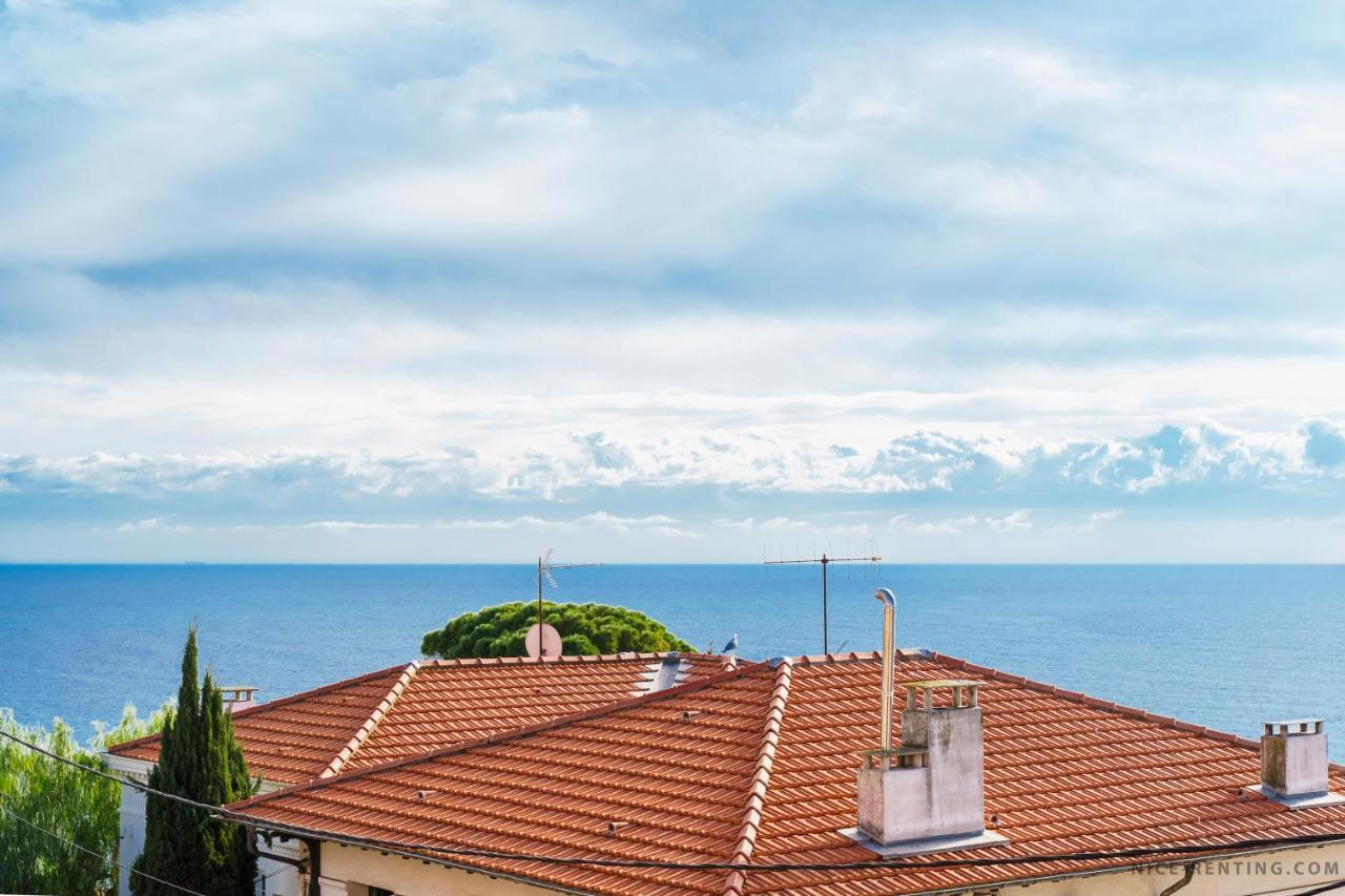 Nice Renting - Maeterlinck - Idyllic Luxury Retreat In Cap De Nice Sea View Exterior foto